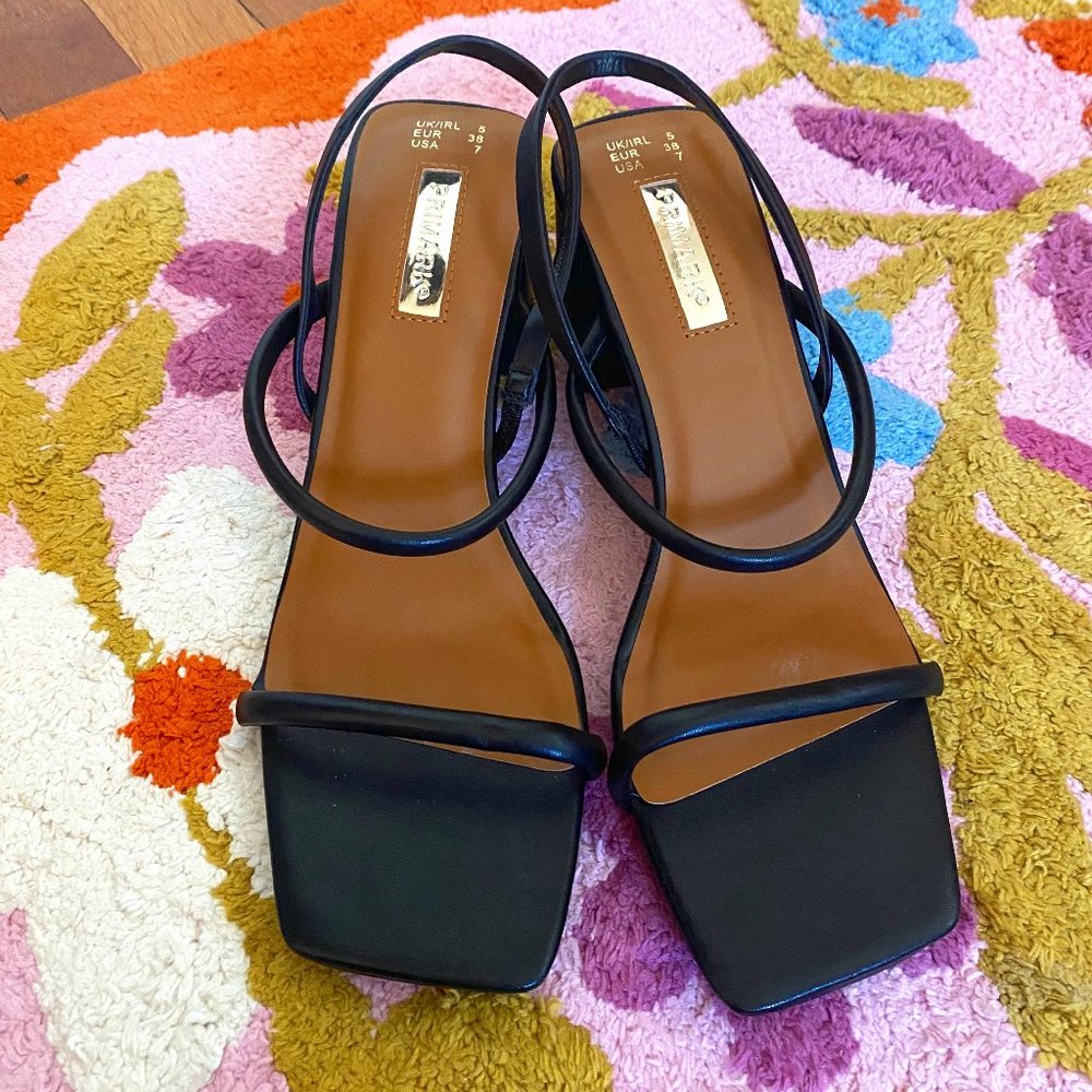 Primark Summer Strappy Low Heels Sz 7